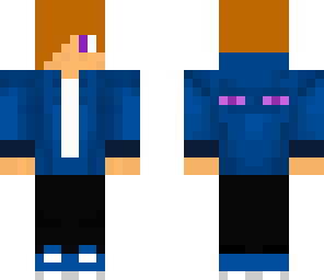 zach in a blue ender hood