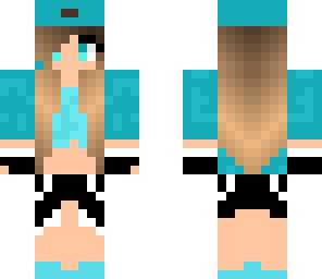 blue tomboy girl