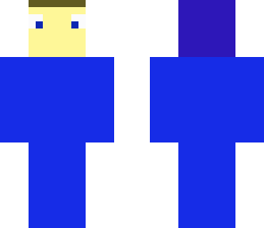 blu hood man