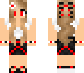 red and black dress