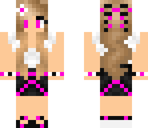 pink and black dess