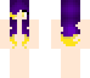 purple to yellow hair base