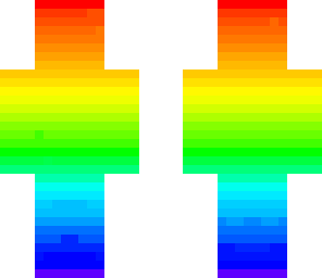 rainbow ombre skin