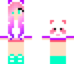 rainbow panda girl
