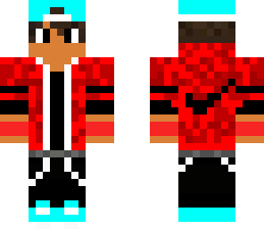 red and aqua nike teen