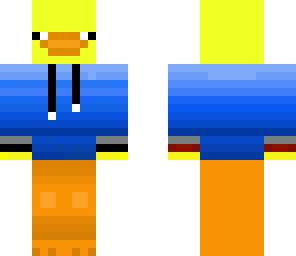 duck in hoodie