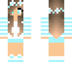 blue hipster girl