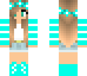 turquoise girl  