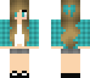 plaid shirt girl