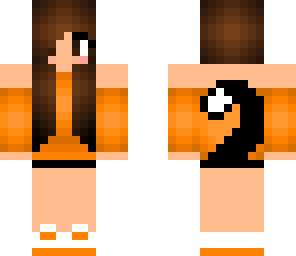 orange cat girl