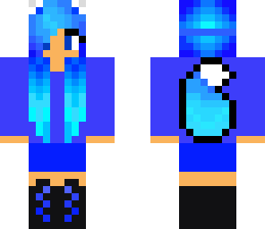 blue wolf girl