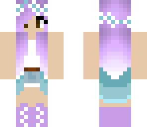 mint purple girl