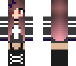 goth emo girl not to sure
