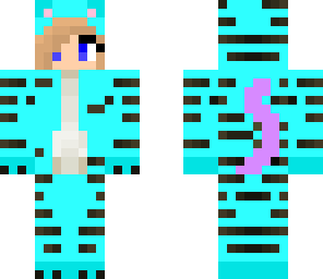 blue tiger girl