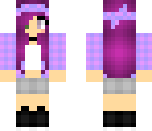 pastel plaid and bandana