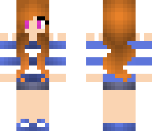 blue girl