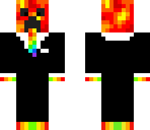 rainbow suit lava head