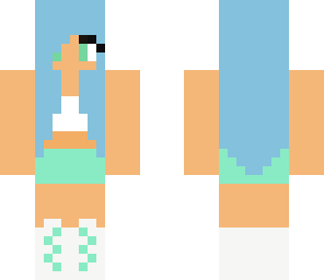 colorful beach babe