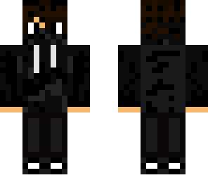 black hoodie