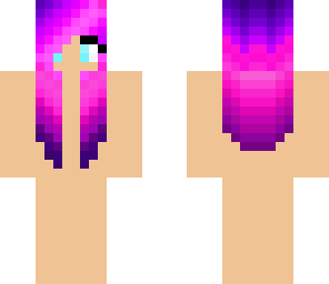 pink haired skin base