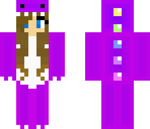 purple dino girl