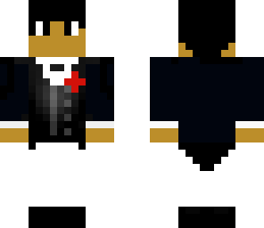 teen in tuxedo