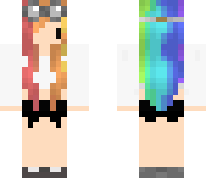 cute rainbow girl