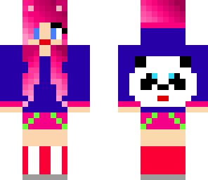 rainbow panda girl