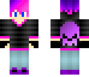 purple skull boy