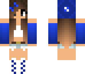 cute blue girl
