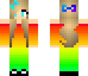 multi colored girl