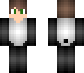 panda boy with out hat