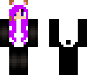 purple panda onesie