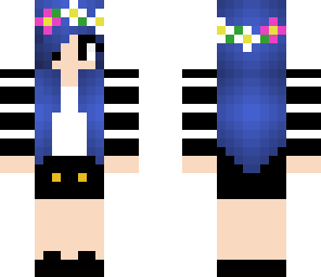 kawaii blue hair