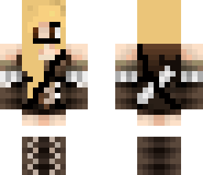 blonde warrior girl