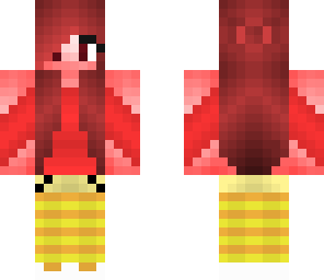 red kawaii girl