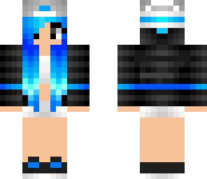 cute blue girl