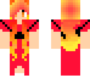 phoenix in a dress