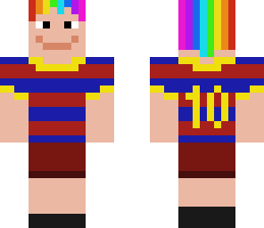 rainbow messi