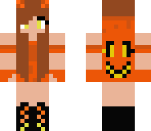 pumpkin or halloween girl