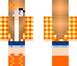 orange plaid tom boy