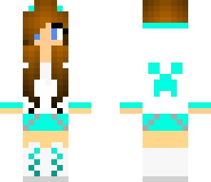 blue creeper girl edit