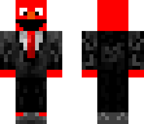 elmo in a suit