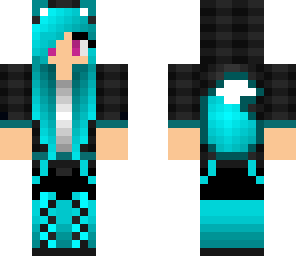 blue rebel wolf girl