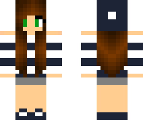 custom stripe and beanie outfit