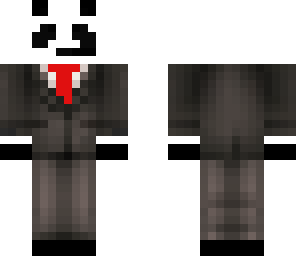 panda in a suit