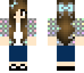 pastel plaid girl