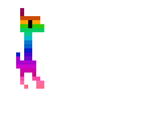 rainbow giraffe