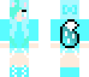 blue girl