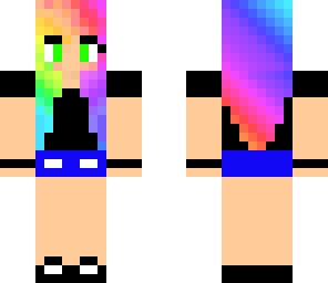 rainbow elf girl